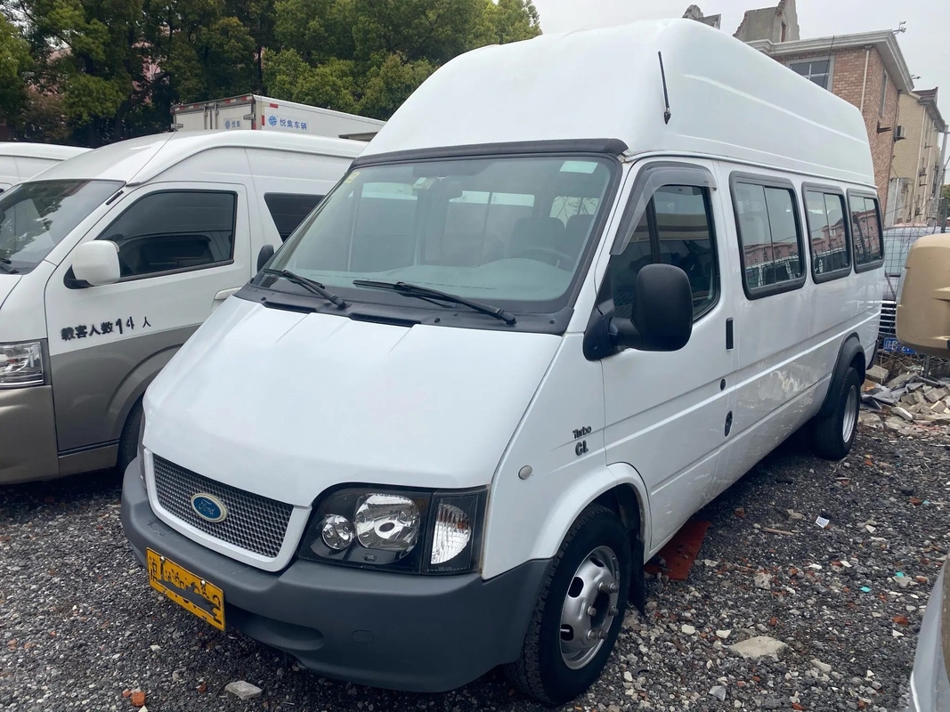 L'EURO usato IV di Mini Bus un alto tetto Front Engine 6 di 17 sedili misura la seconda mano con un contatore Ford Tansit JX6600 della finestra di scivolamento