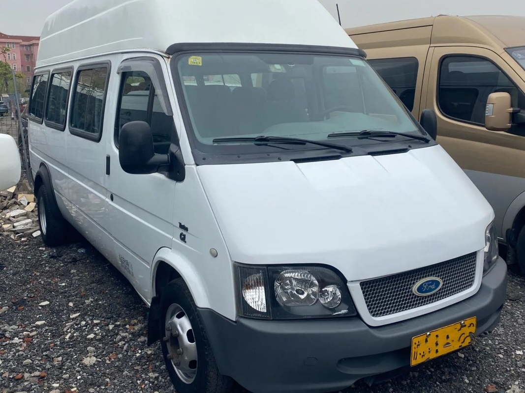 L'EURO usato IV di Mini Bus un alto tetto Front Engine 6 di 17 sedili misura la seconda mano con un contatore Ford Tansit JX6600 della finestra di scivolamento