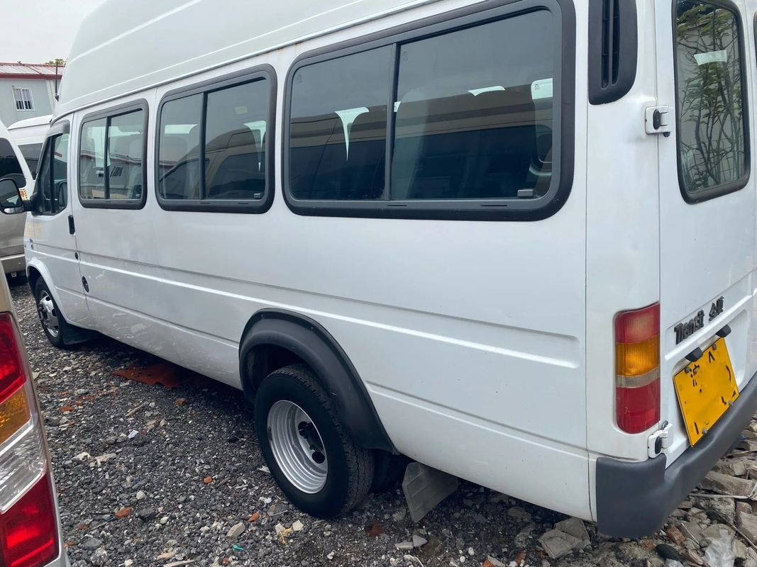 L'EURO usato IV di Mini Bus un alto tetto Front Engine 6 di 17 sedili misura la seconda mano con un contatore Ford Tansit JX6600 della finestra di scivolamento