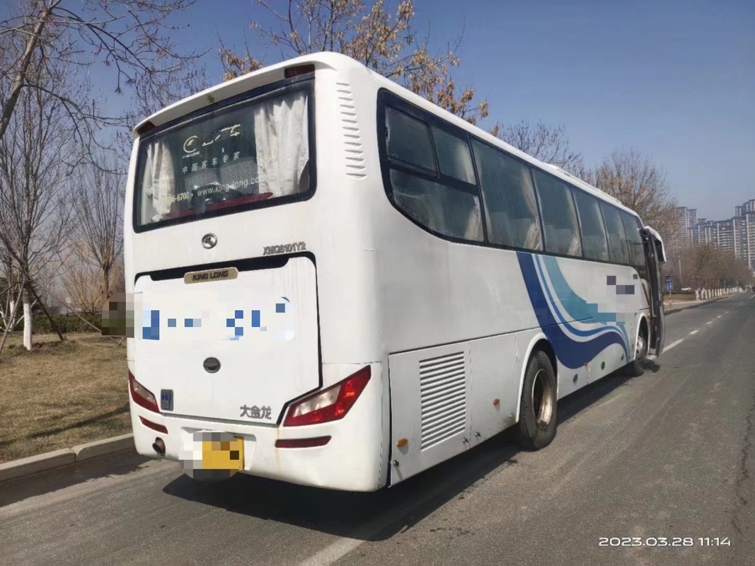 secondo bus della mano 10,5 metri che sigillano il bus XMQ6101 di Kinglong utilizzato condizionatore d'aria medio dei sedili della porta 47 del passeggero della finestra