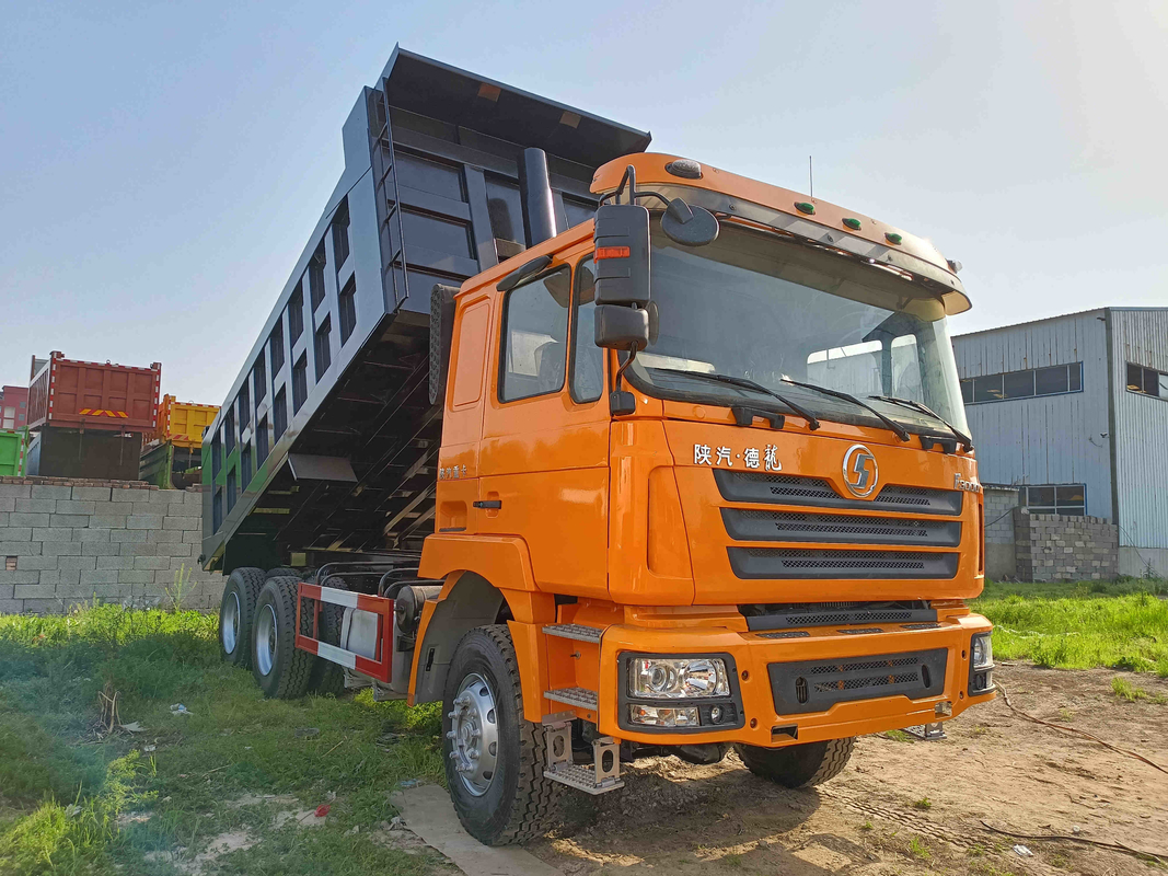 la seconda cabina del tetto piano del carrello a mano 8,7 metri velocemente di cambio 380hp 6×4 ha utilizzato l'autocarro con cassone ribaltabile di SHACMAN D'LONG F3000