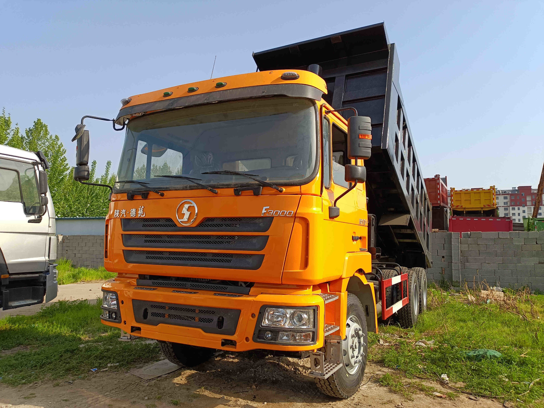 la seconda cabina del tetto piano del carrello a mano 8,7 metri velocemente di cambio 380hp 6×4 ha utilizzato l'autocarro con cassone ribaltabile di SHACMAN D'LONG F3000
