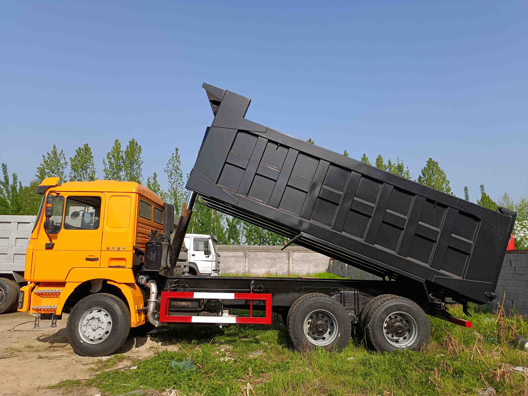 la seconda cabina del tetto piano del carrello a mano 8,7 metri velocemente di cambio 380hp 6×4 ha utilizzato l'autocarro con cassone ribaltabile di SHACMAN D'LONG F3000