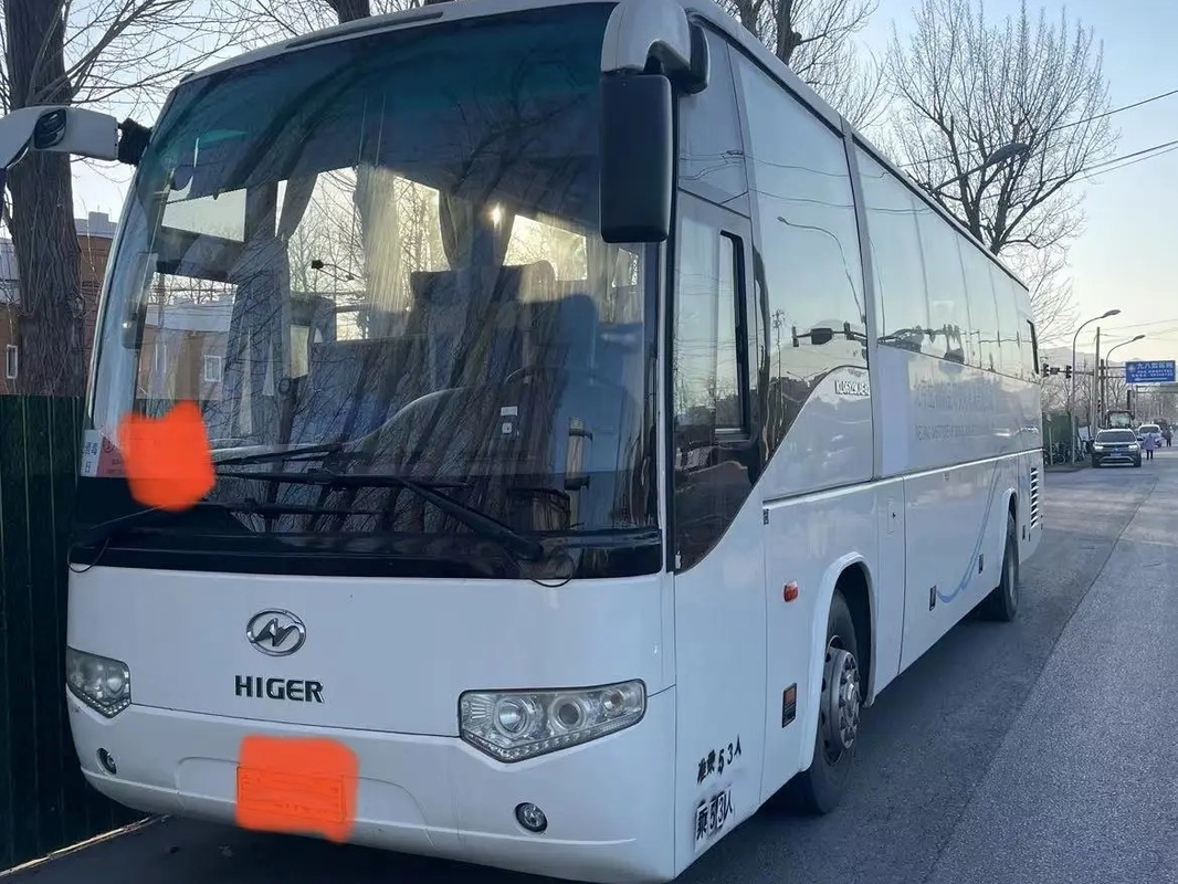EURO usato IV del bus del passeggero 53 motore del condizionatore d'aria 330hp dei sedili 12 metri mano KLQ6129 di colore bianco di seconda