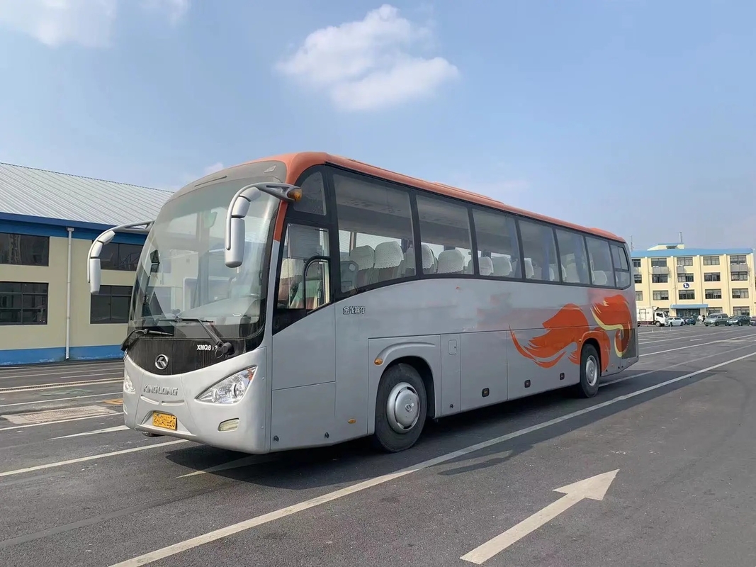 EURO III di Second Hand della vettura 55 sedili che sigillano il bus utilizzato motore XMQ6126 di Yuchai Kinglong dei cilindri della finestra sei