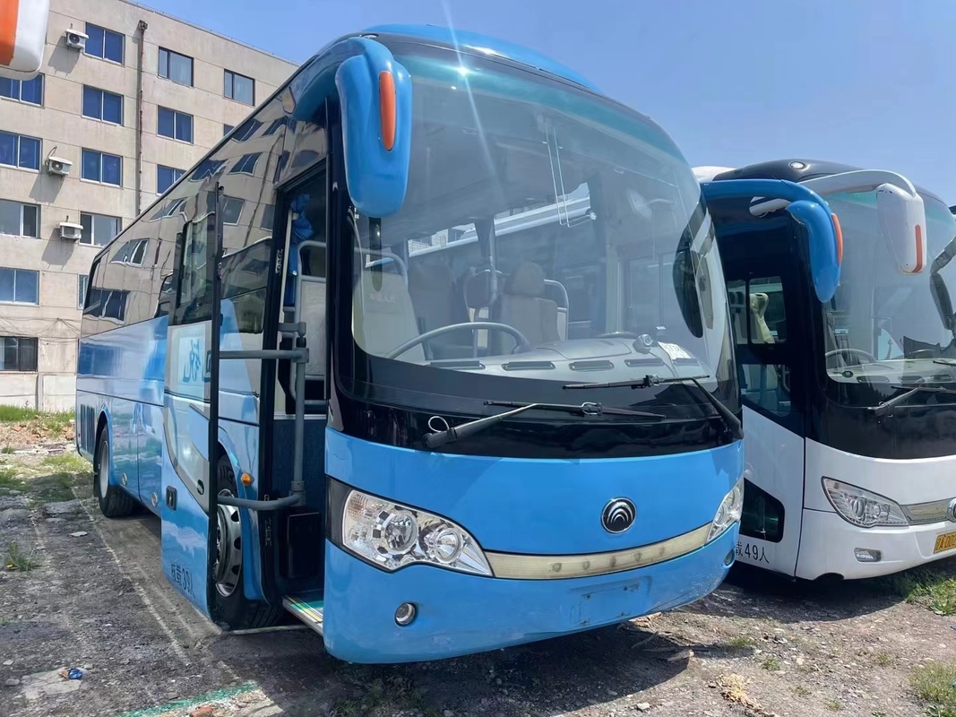 Motore utilizzato 245hp di Yuchai dei sedili della vettura e del bus 39 le tenaglie rare ZK6908 di 2015 di anno di colore blu giovani del motore