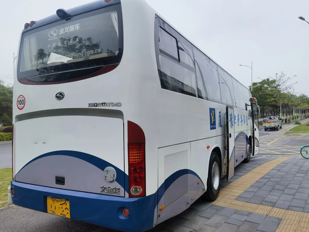 secondo bus della mano le doppie porte da 2016 anni 47 cilindri Kinglong usato LHD/RHD XMQ6117 del motore 6 di Yuchai dei sedili