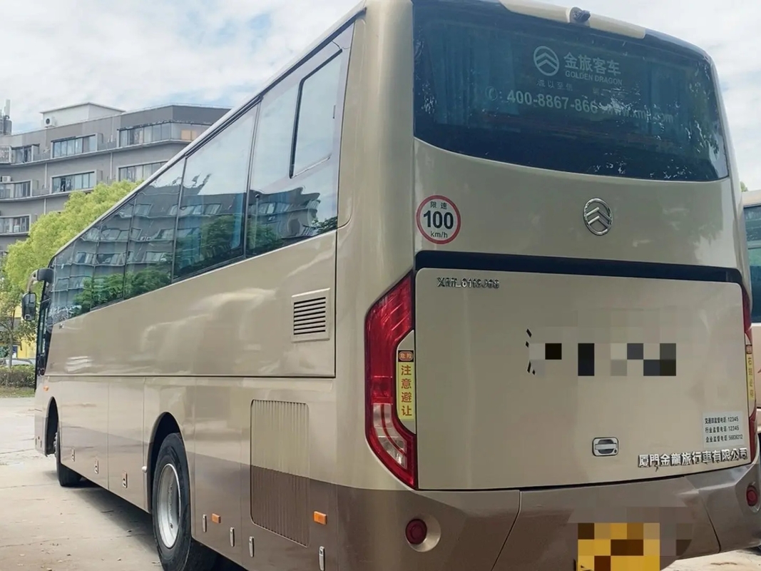 Drago dorato usato XML6113 della singola mano della porta del motore di Yuchai dei sedili della sospensione 47 dell'airbag del bus del passeggero seconda
