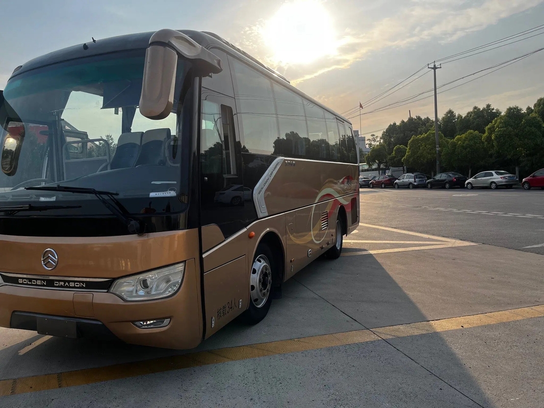 Trasmissione manuale usata del bus della città 8 metri 34 sedili che sigillano il drago dorato XML6827 del condizionatore d'aria della finestra