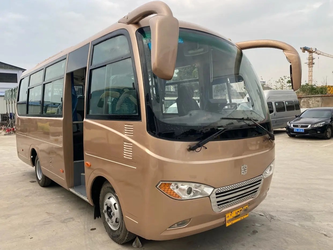 Mano utilizzata Zhongtong Lck6660d di Front Engine With A/C secondo della finestra di scivolamento dei sedili di Mini Bus External Swinging Door 25