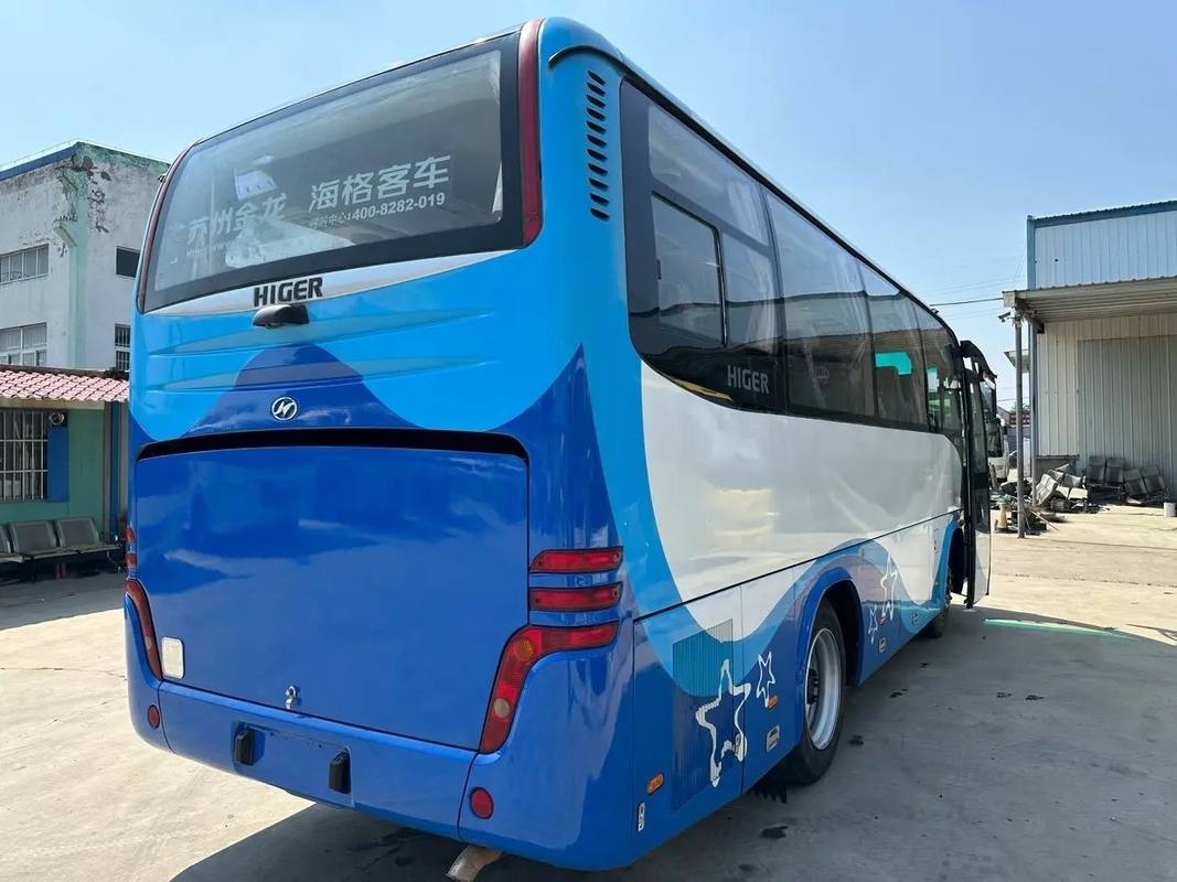 Mano utilizzata più alto KLQ6796 della trasmissione manuale dei sedili della sospensione 33 dell'airbag del motore di Yuchai del bus di transito seconda con il A/C