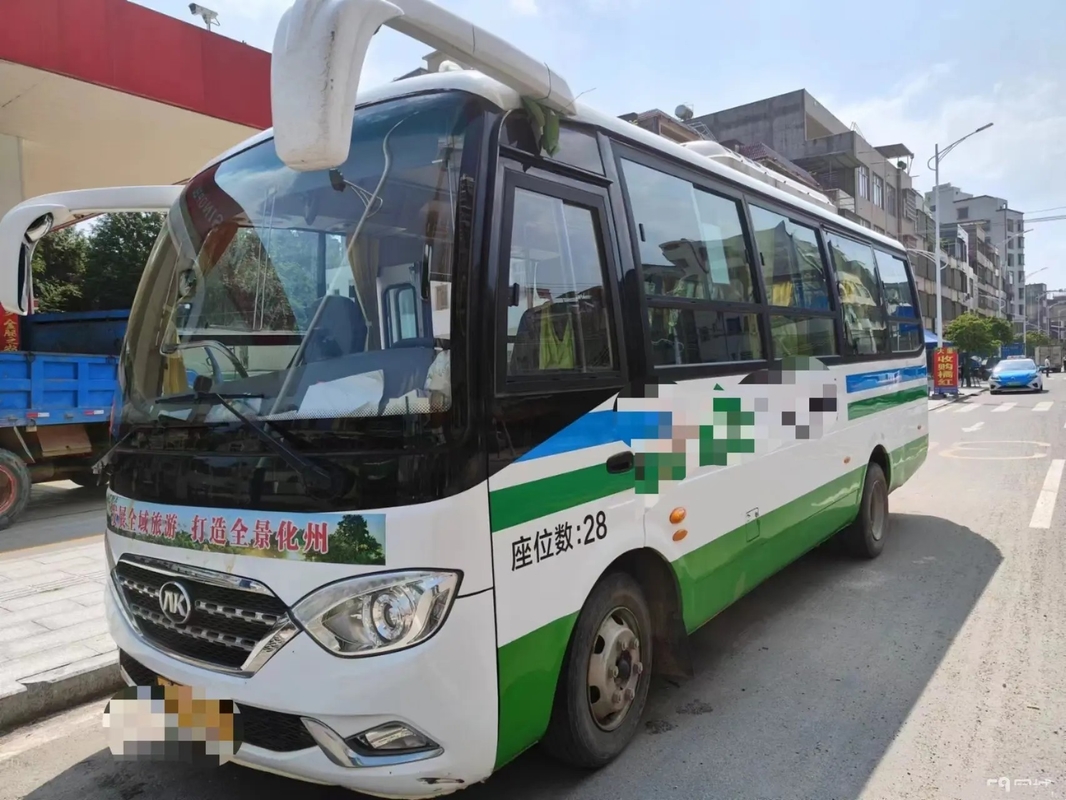 Ford Minibus Front Weichai Engine usato 28 mette la finestra a sedere che di scivolamento 2020 anni 7 misurano il secondo bus con un contatore HFF6739 di Ankai della mano
