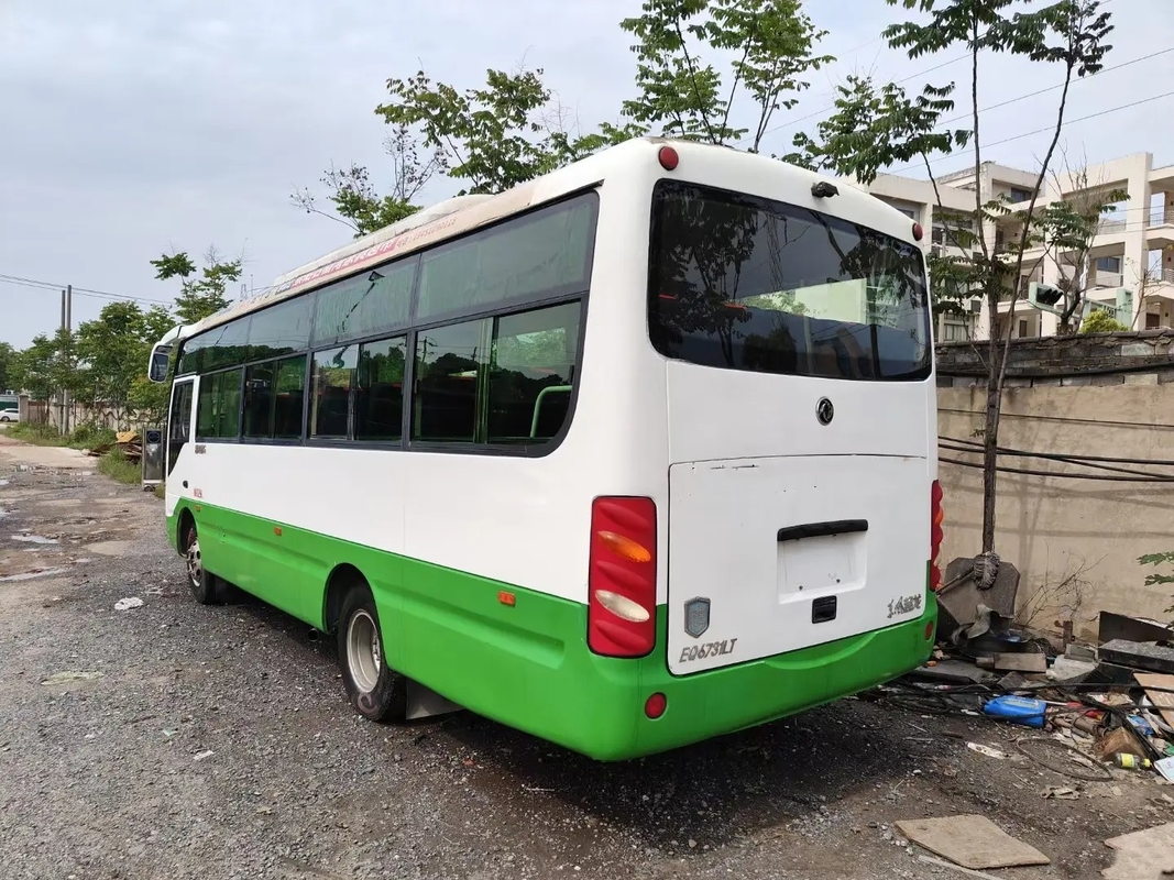 Bus utilizzato di viaggio 2016 mano Dongfeng EQ6731 della porta LHD/RHD secondo dei sedili del motore 130hp 29 di Yuchai dei cilindri di anno 4 singola