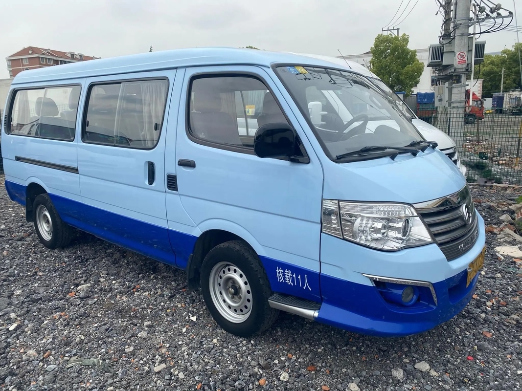 Motore a benzina dorato LHD di Dragon Hiace XML6532 di colore 11 dei sedili bianchi e blu del minibus utilizzato di 12 Seater
