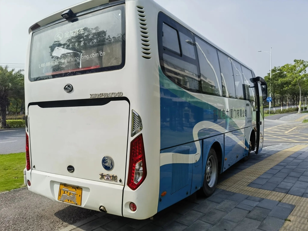Il diesel usato trasporta il bus esterno XMQ675 di Kinglong della porta a battenti di 2016 di anno 28 dei sedili di Yuchai cilindri del motore 4
