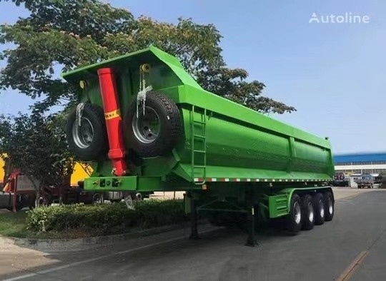 Rimorchio nuovissimo utilizzato dello scarico dei rimorchi dei semi con 2/3/4 degli assi fatti nel carico della Cina 60 tonnellate