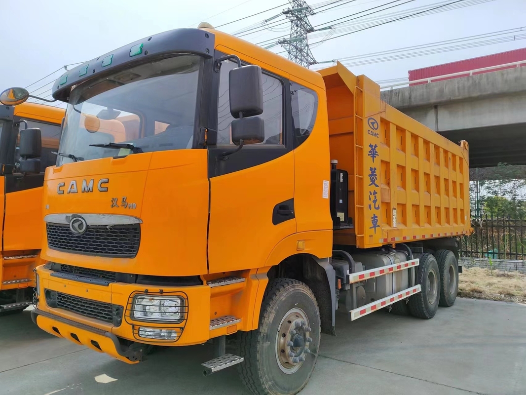 Testa piatta resistente commerciale utilizzata dell'autocarro con cassone ribaltabile delle gomme CAMC del modello 10 dell'azionamento degli autocarri con cassone ribaltabile 316hp 6×4