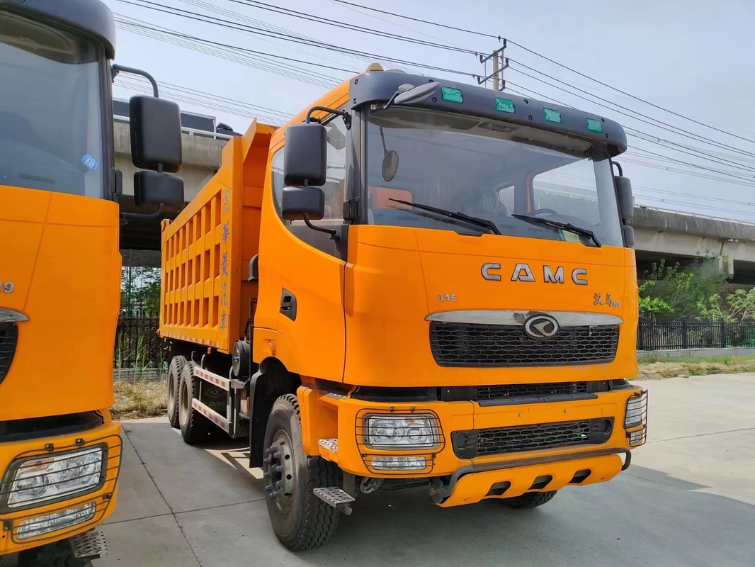 Testa piatta resistente commerciale utilizzata dell'autocarro con cassone ribaltabile delle gomme CAMC del modello 10 dell'azionamento degli autocarri con cassone ribaltabile 316hp 6×4