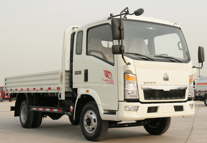 Piccolo modo usato dell'azionamento dei camion 4×2 che carica 4-6 tonnellate di guida a destra Sinotruck Howo Lorry Truck