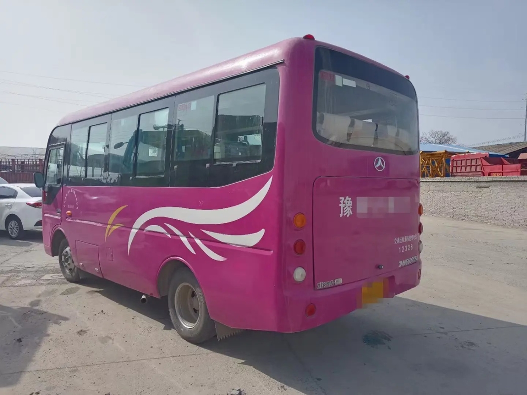 I furgoni utilizzati Front Engine 19 della navetta mette la porta a sedere piegante che fa scorrere bus JMV6609 della mano JMC di Windows RHD/LHD Isuzu Engine il secondo