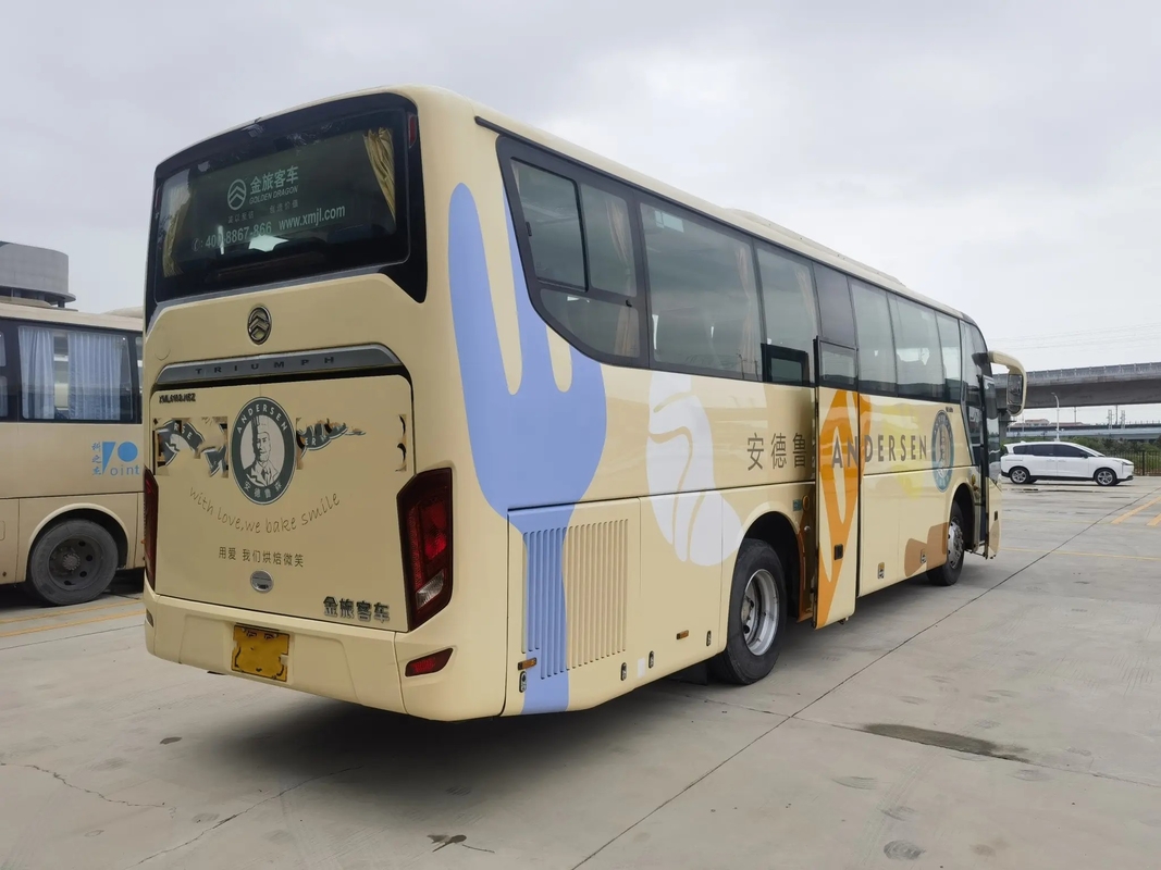 Compartimento di bagagli di lusso usato dei sedili della trasmissione manuale 46 del bus drago dorato XML6102 del A/C da 2018 anni