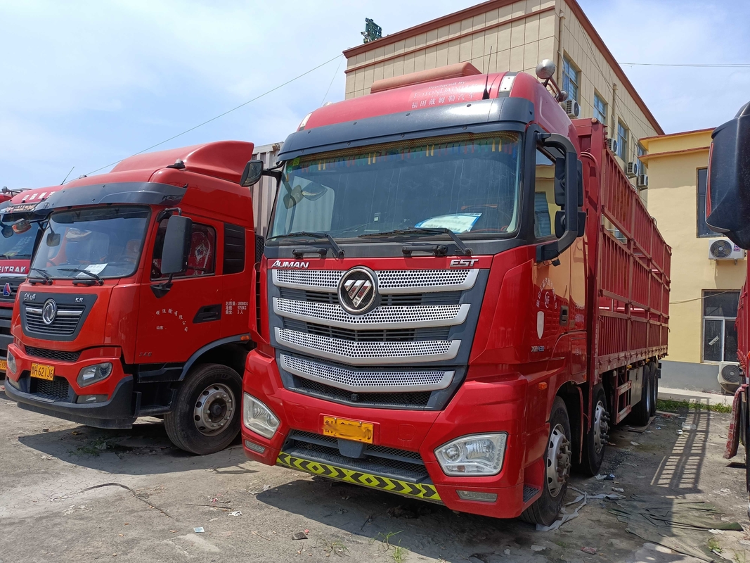 secondo camion della mano 12 metri del motore diesel 8×4 dell'azionamento di guida a sinistra di lunghezza di modo recinto Truck di Foton di 2020 anni