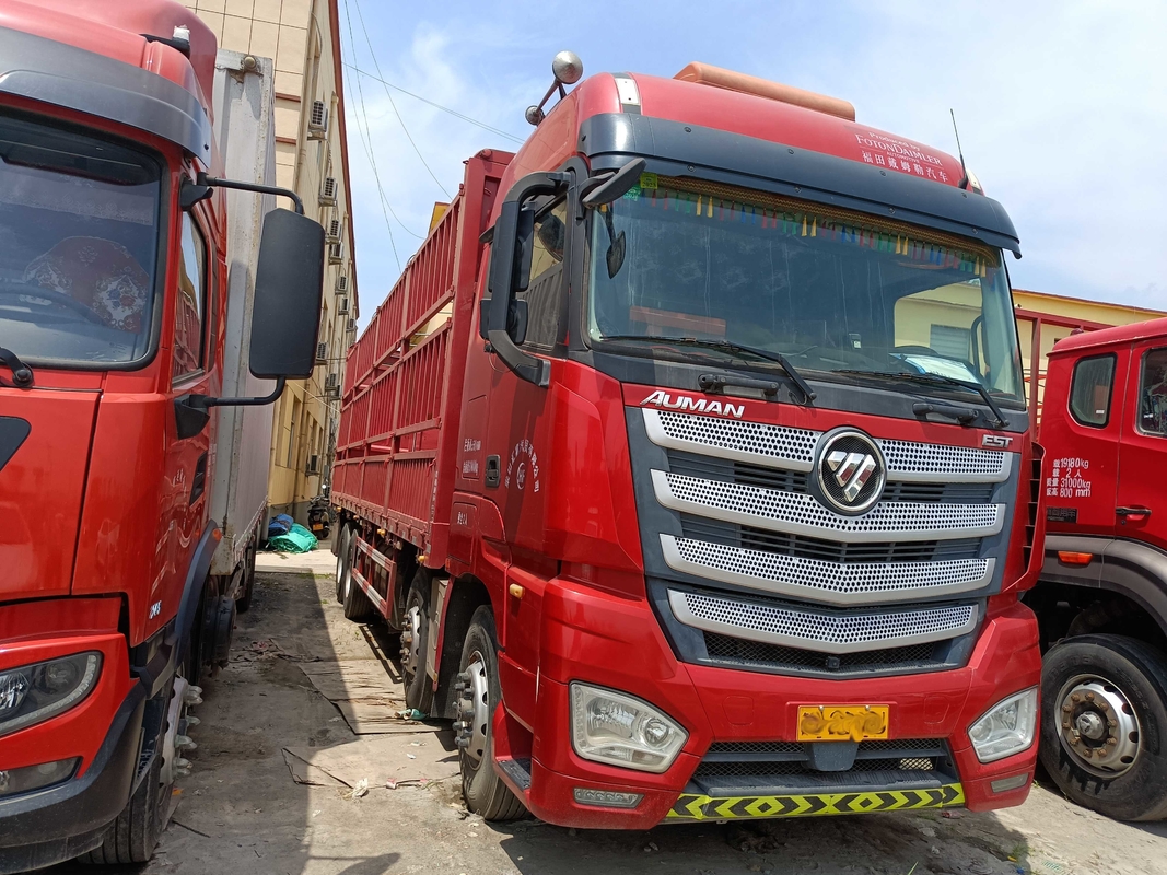 secondo camion della mano 12 metri del motore diesel 8×4 dell'azionamento di guida a sinistra di lunghezza di modo recinto Truck di Foton di 2020 anni