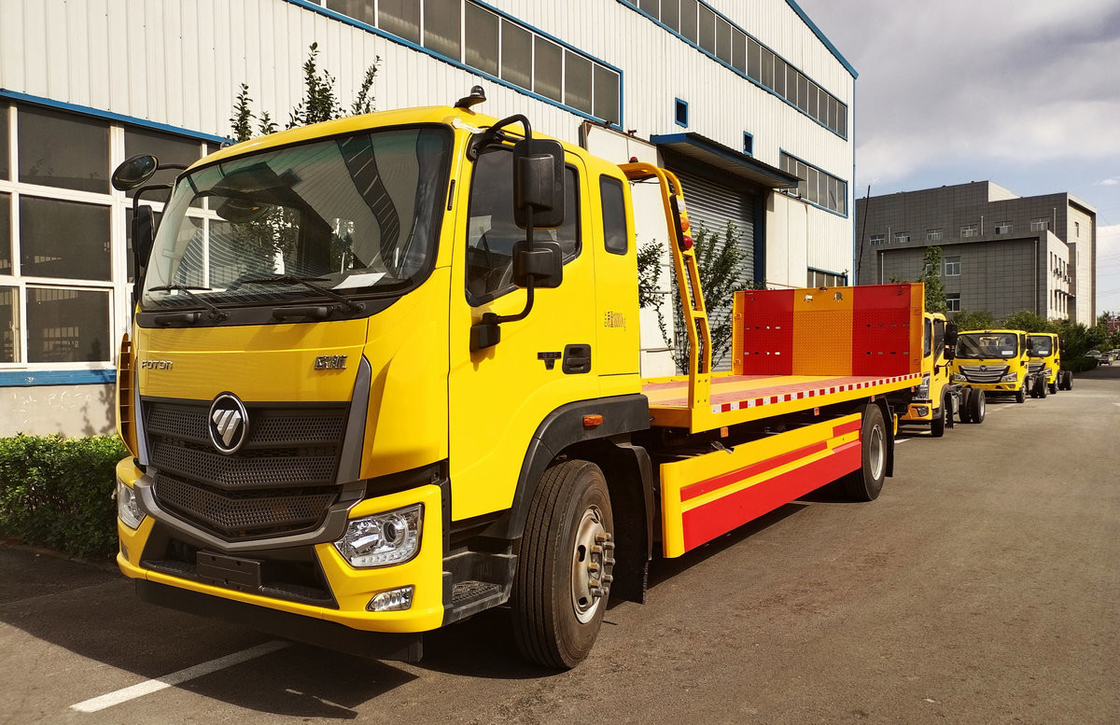 Camion di lavoro usato 4×2 modalità di guida 230hp Foton Wrecker camion tetto piatto