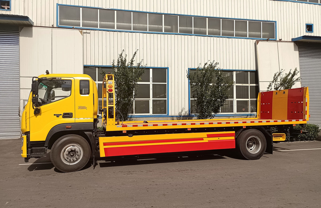 Camion di lavoro usato 4×2 modalità di guida 230hp Foton Wrecker camion tetto piatto