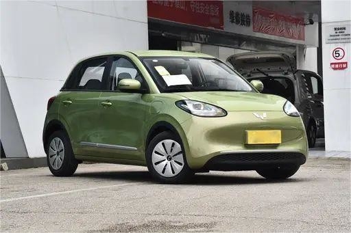 Veicoli usati a nuova energia Wuling Bingo 333KM 2023 Modello Aurora Verde Colore