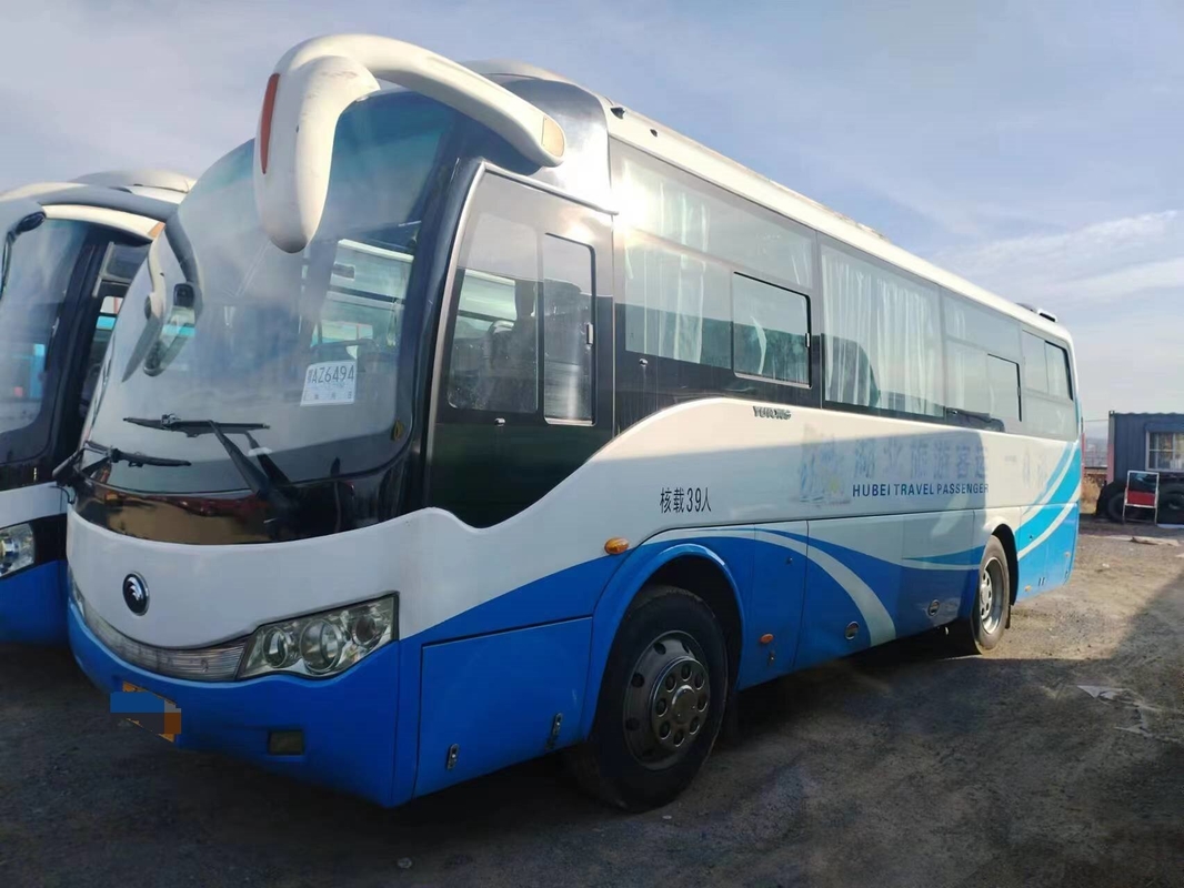 Youngtong 39 posti Used Shuttle Bus ZK6879 Leaf Spring Single Door Buono A/C