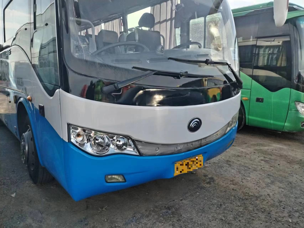Youngtong 39 posti Used Shuttle Bus ZK6879 Leaf Spring Single Door Buono A/C