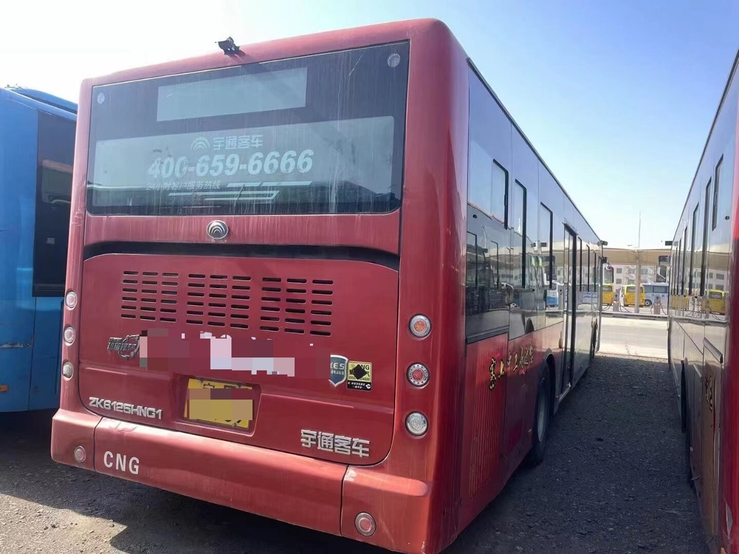 Autobus cittadino 49 posti 100 passeggeri Yutong Zk6125 Cng Motore doppia porta