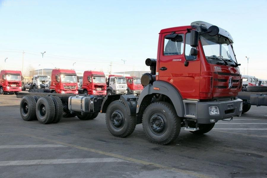 Camion Beiben Cargo Usato 8*4 Drive Mode 240hp Motore Weichai Pesante