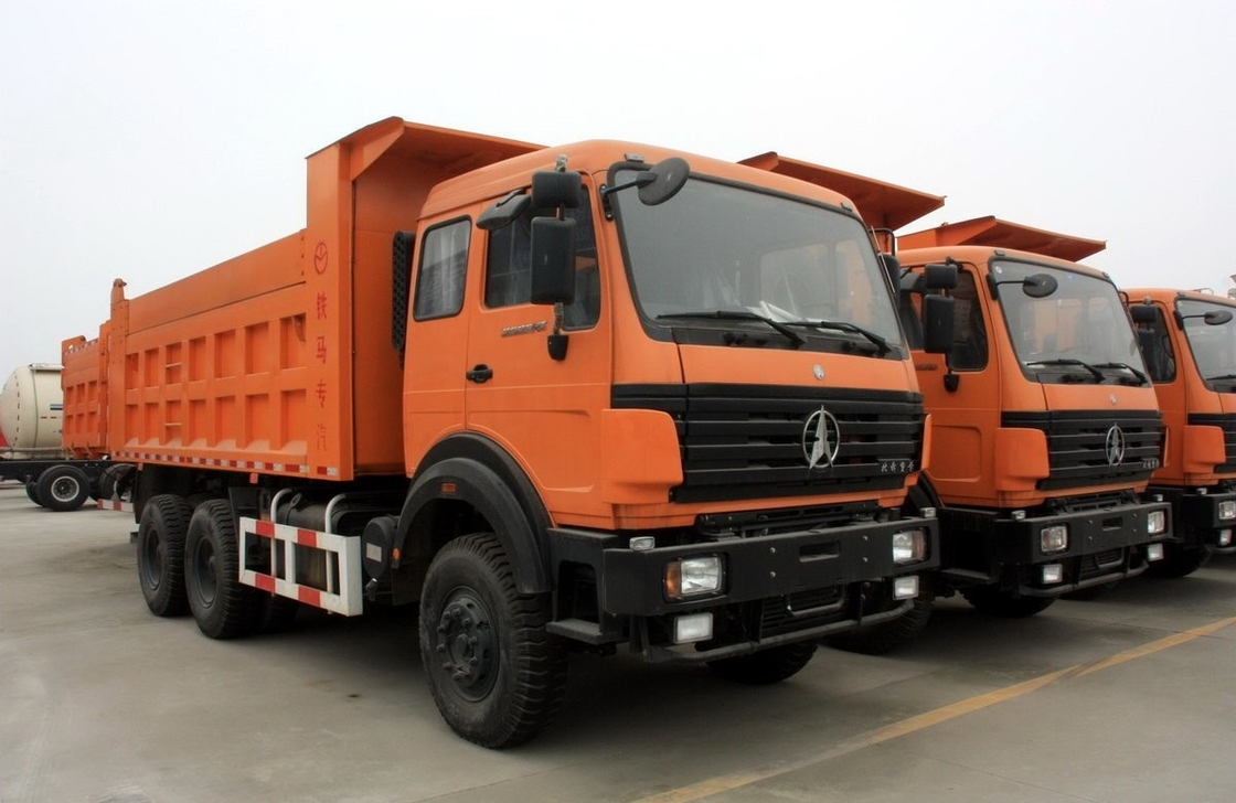 Beiben 6x4 Tipper Usato camion Euro 3 Weichai Motore 290 HP Usato per l'estrazione mineraria