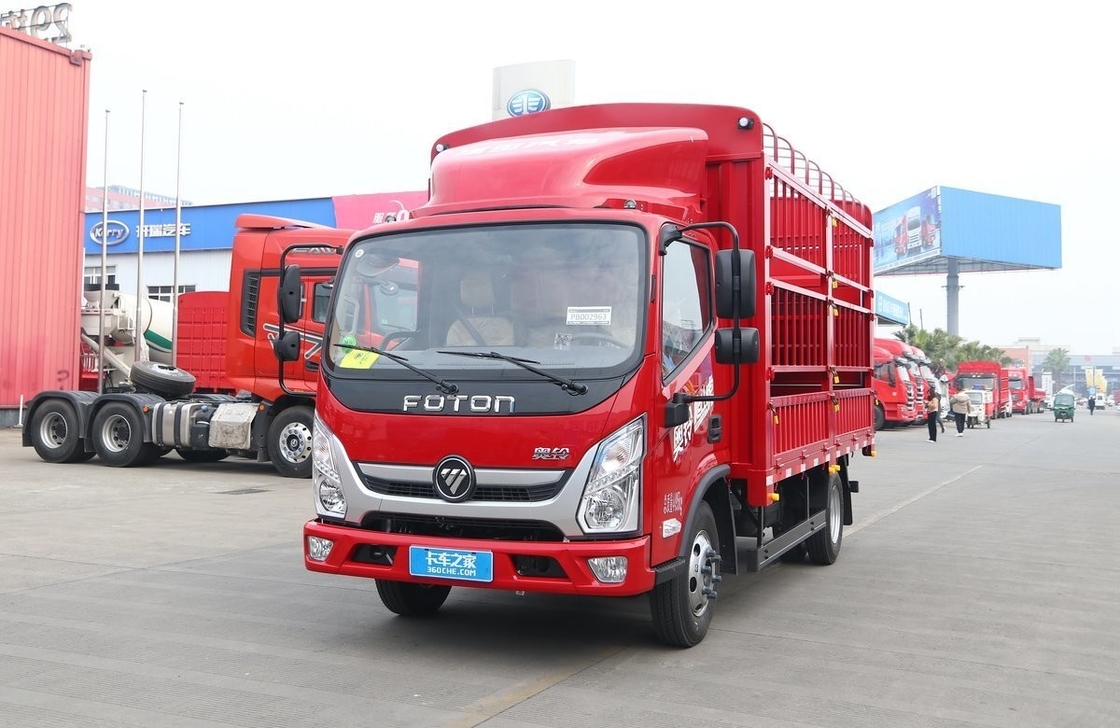Foton Fence Box 151 HP Used Light Truck EURO 3 Flat Roof 6 Pneumatici