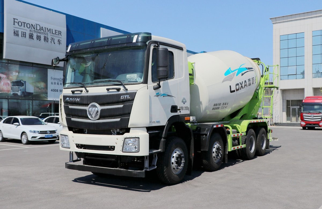 Camion Concreto 7.7 Cubico Double Deff Foton GTL 8*4 Mixer Camion LOXA Cisterna Nuovo