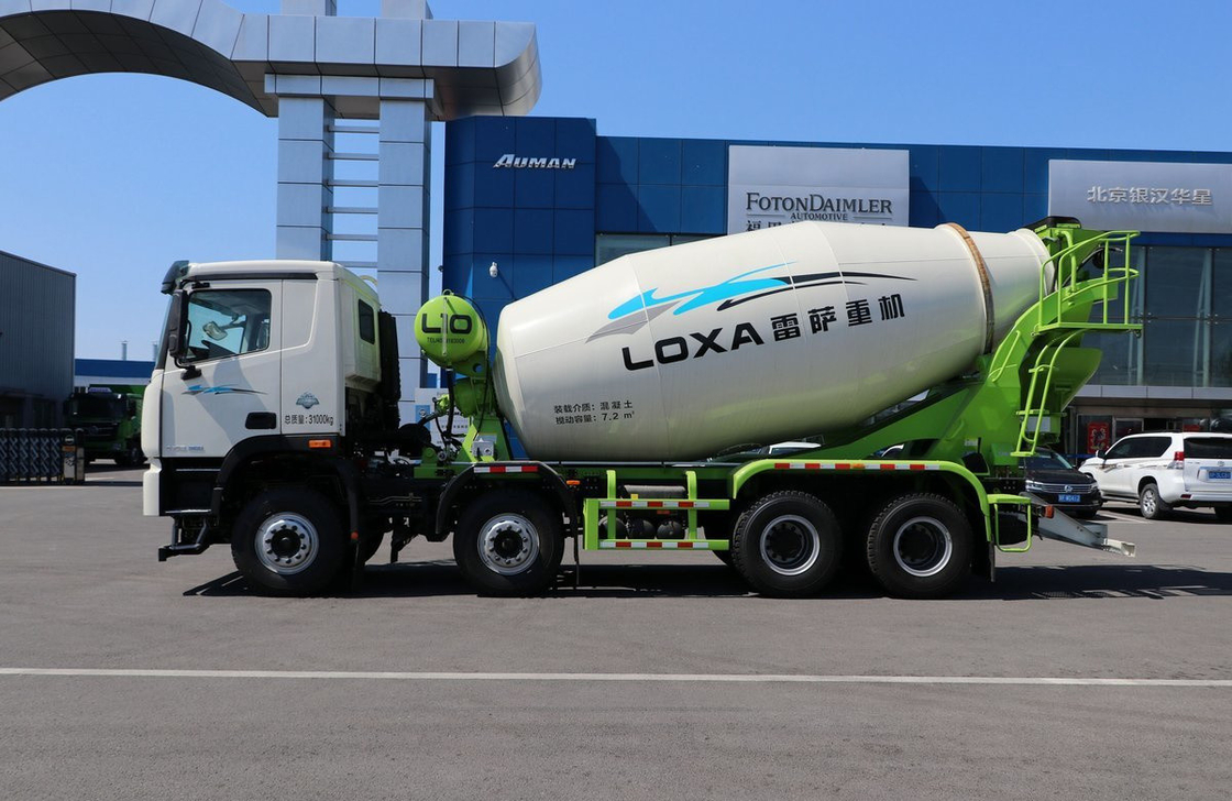 Camion Concreto 7.7 Cubico Double Deff Foton GTL 8*4 Mixer Camion LOXA Cisterna Nuovo