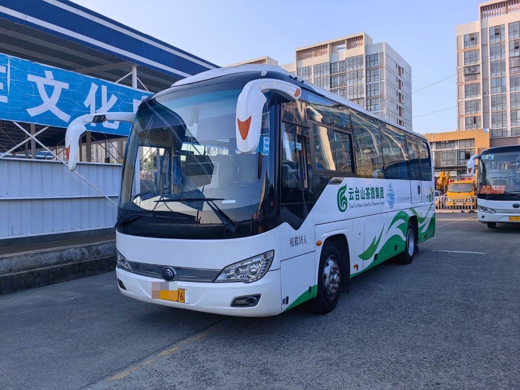 Autobus di seconda mano 2017 Anno Yutong Autobus ZK6876 Single Door 38 posti LHD Spring Leaf