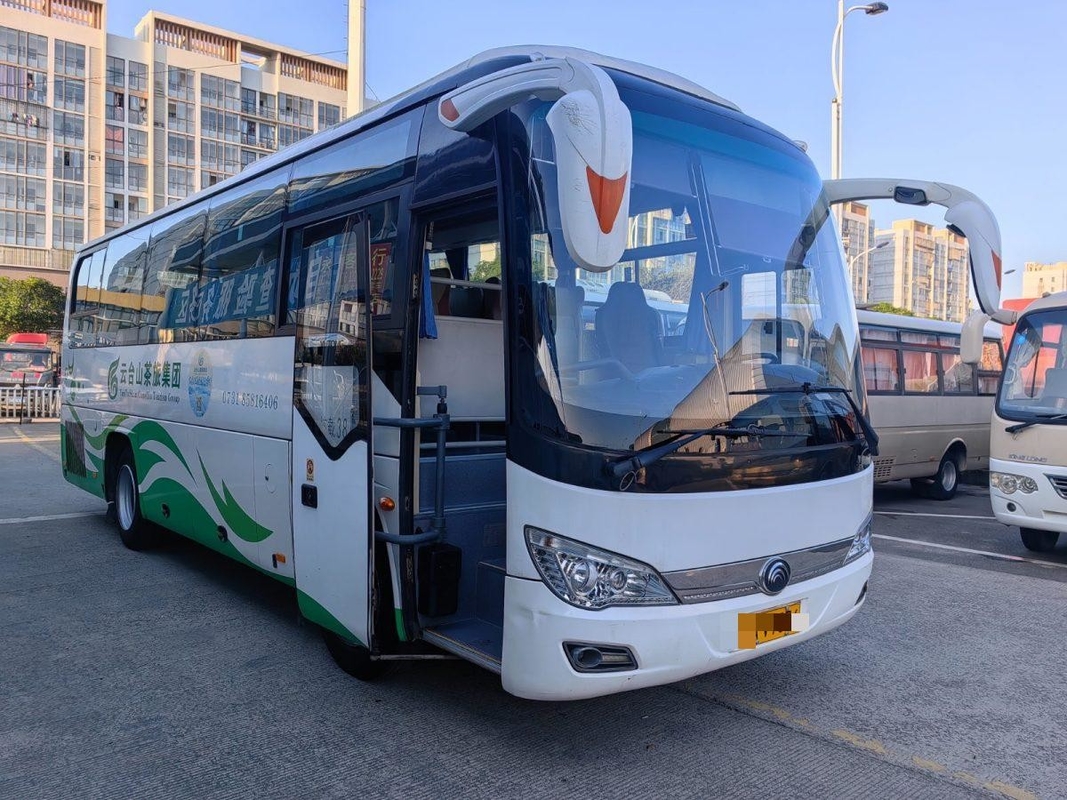 Autobus di seconda mano 2017 Anno Yutong Autobus ZK6876 Single Door 38 posti LHD Spring Leaf