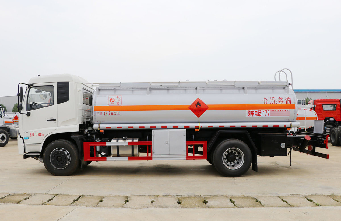 Donfeng 4*2 Serbatoi per la raccolta di petrolio usato Euro 5 Cisterna di leghe di alluminio 12,5 cubi