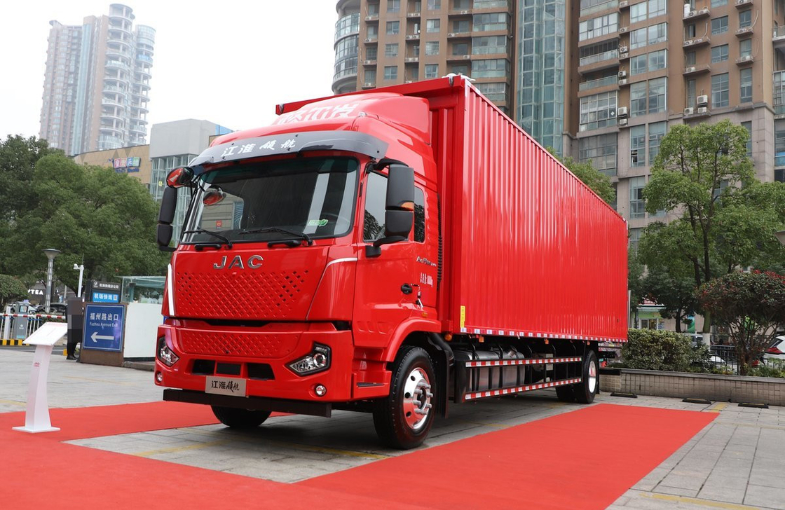 Camion usato Camion merci Casella tipo JAC Camion JAC* 4*2 Doppi pneumatici posteriori 3 posti