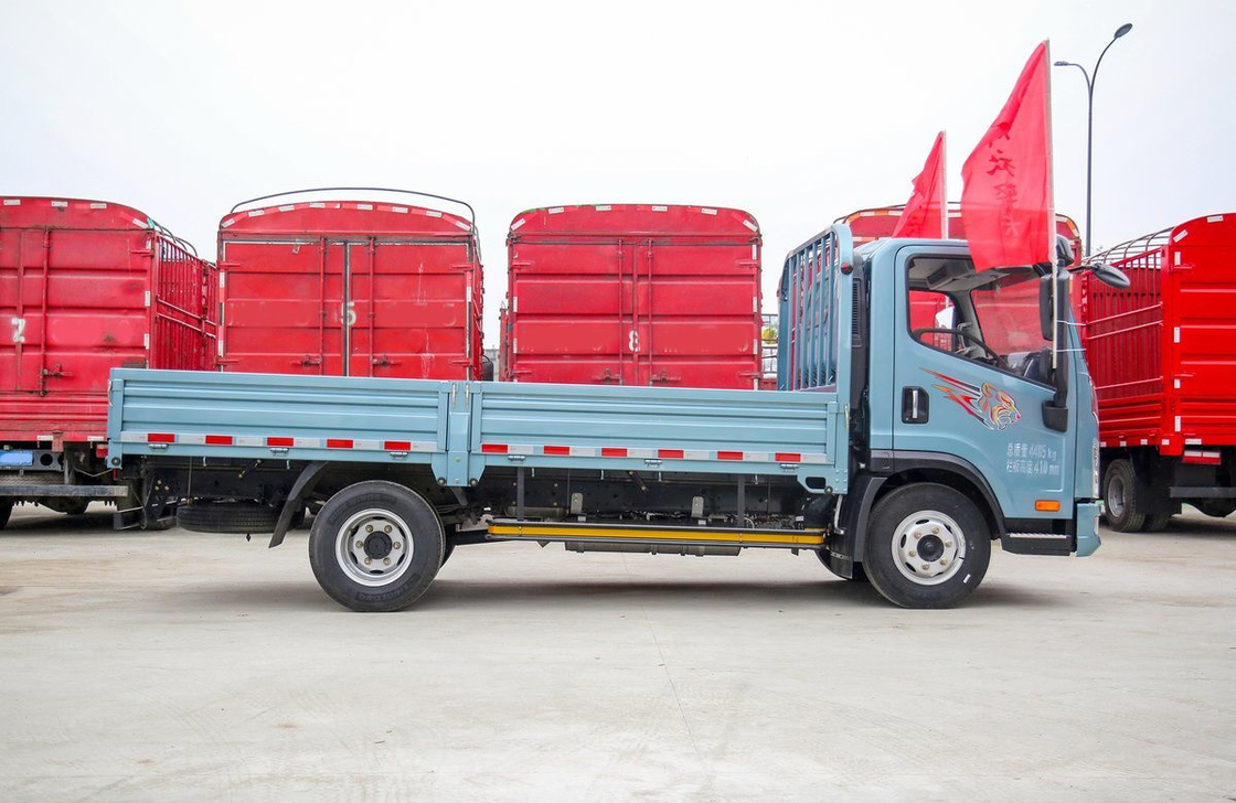 Piccolo furgone usato FAW cabina singola 2 posti Flat box loading 2 tonnellate Fast gearbox