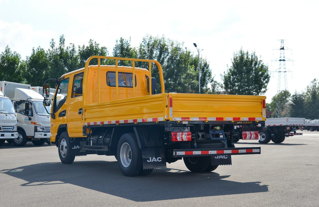 Camion Mini Cargo doppio cabina 2+3 posti 100km/h Velocità JAC Flat Box Camion camion