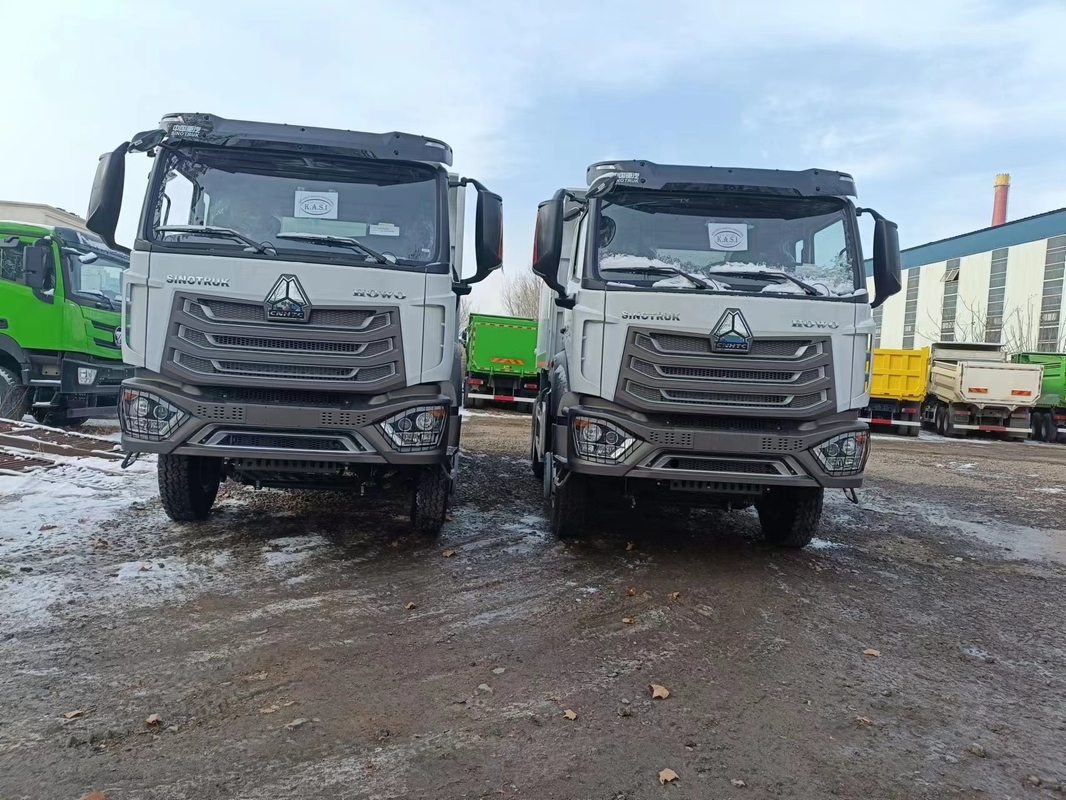 Howo Dump Truck 6x4 Nuovo motore Weichai da 400 CV Single And Half Cab Spring Leaf LHD/RHD
