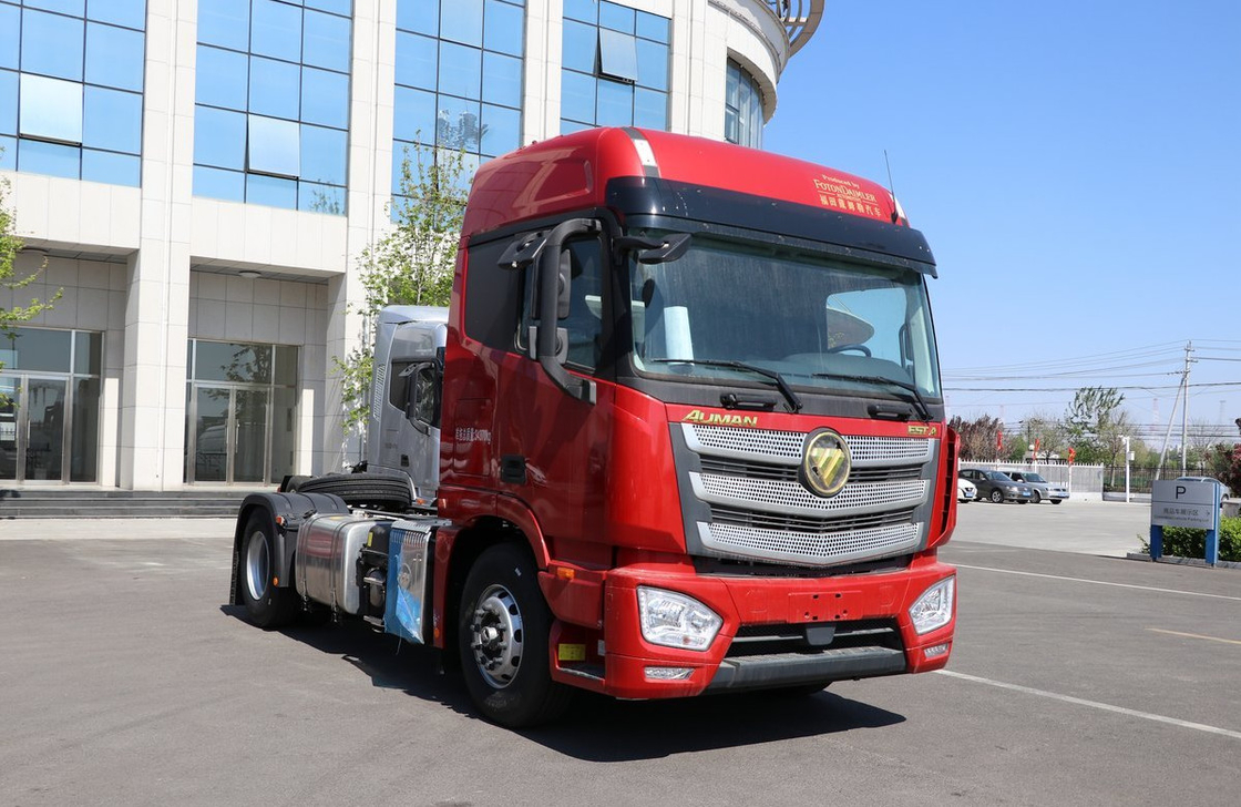 Foton Tractor Truck EST ZF Gearbox Leaf Spring 4*2 Dirve Mode 490hp Cummins Motore Euro 6
