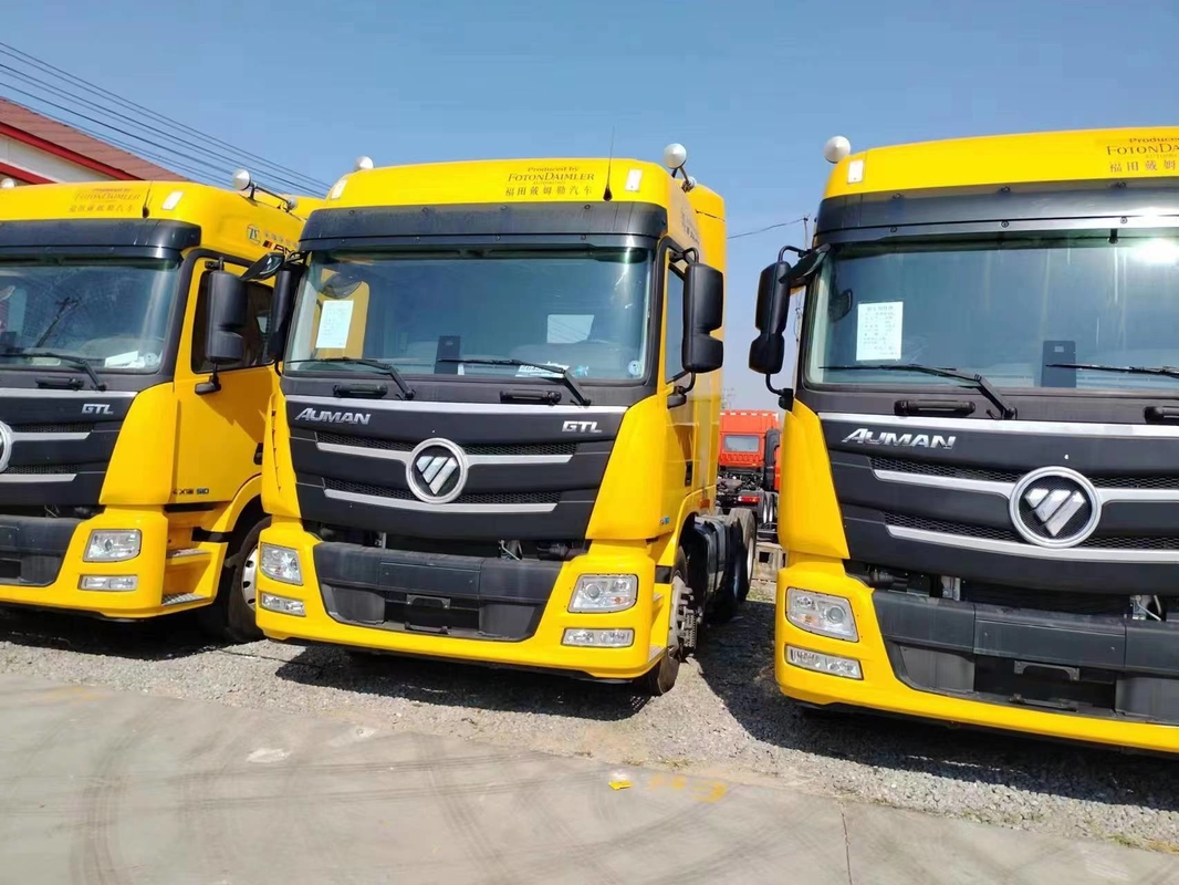 Nuovi trattori 6*4 Foton GTL Horse 510hp Giallo Colore 10 pneumatici automatici 2021 Anno