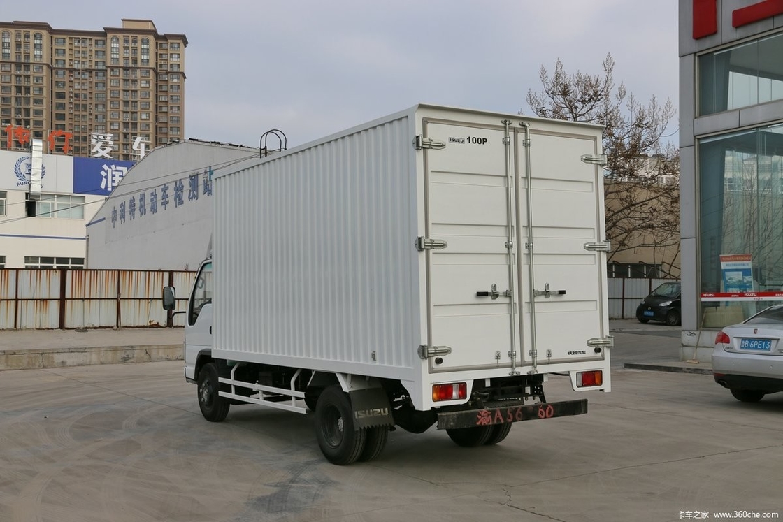 15 tonnellate di carico Euro 4 Isuzu 4×2 furgone camion 6 pneumatici moltiplicatore 35 scatole cubiche