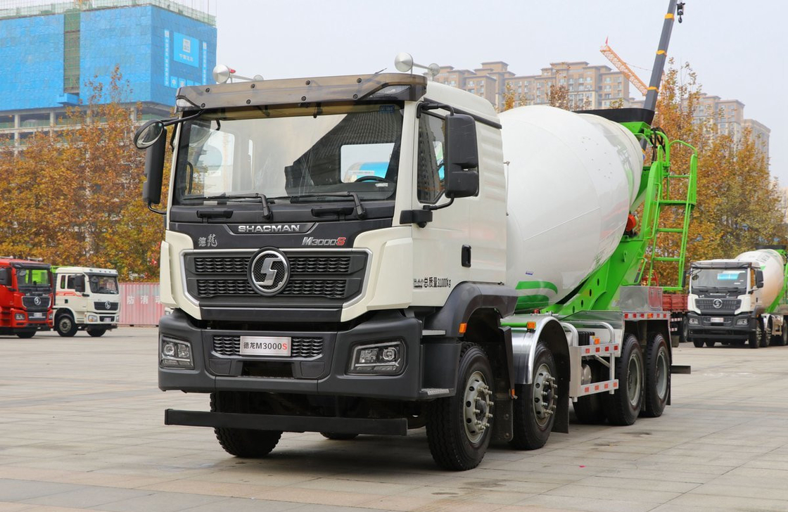 Miscelatori di calcestruzzo con camion Shacman M3000 Modello 12 ruote 7.5 cubic Tanker Single Sleeper