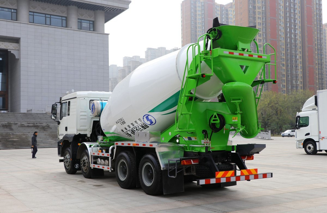 Miscelatori di calcestruzzo con camion Shacman M3000 Modello 12 ruote 7.5 cubic Tanker Single Sleeper